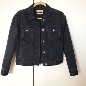 Madewell Chic Black Jean Jacket